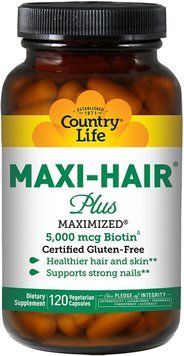 Вітаміни Country Life Maxi-Hair 120 капсул (4384302778) 1437159943 фото