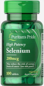 Вітаміни Puritan's Pride Selenium 200 mcg 100 таблеток (4384301661) 1060002999 фото