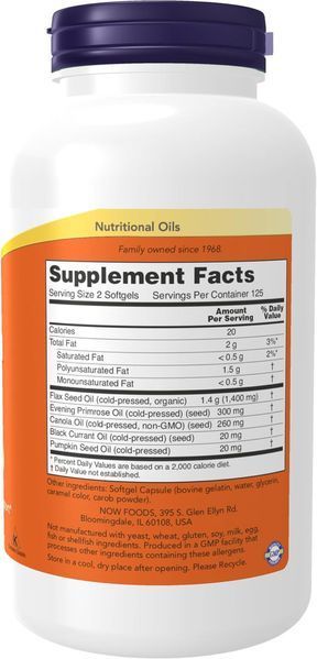 Вітаміни NOW Omega 3-6-9 250 капсул (4384300708) 1059999220 фото