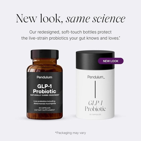 Домішка преміумкласу контролює апетит, голод і тягу до їжі Pendulum GLP-1 Probiotic 30 капсул 2350167604 фото