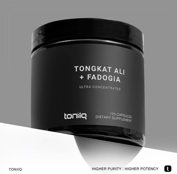 Добавка премиум-класса мощный тестостероновый бустер Toniiq Tongkat Ali Fadogia Agrestis 120 капсул 4384307922 фото