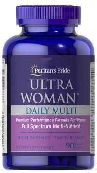 Вітаміни Puritan's Pride Ultra Woman Daily Multi Timed Release 90 таблеток (4384301672) 1060003010 фото