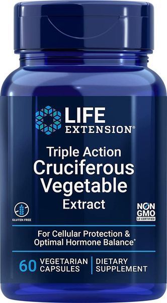 Life Extention Triple Action Cruciferous Vegetable Extract 60 капсул (4384303708) 1469776284 фото