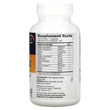 Ферменти Enzymedica Digest Basic Essential Enzyme Formula 180 капсул (4384304060) 1573406514 фото