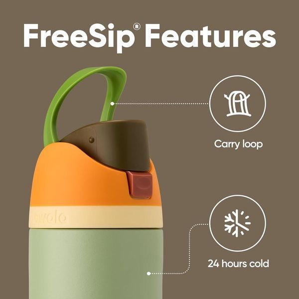 Фляга для воды премиум-класса Owala FreeSip Insulated Stainless Steel Water Bottl Camo Cool 750 мл 2955173842 фото