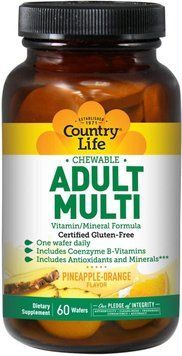 Вітаміни Country Life Adult Multi 60 таблеток Ананас (4384302789) 1437159954 фото