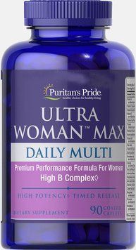 Вітаміни Puritan's Pride Ultra Woman Max Daily Multivitamin 90 таблеток (4384301673) 1060003011 фото