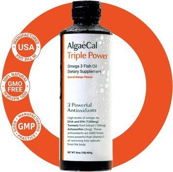 Жидкая эмульсия из дикой рыбы AlgaeCal Triple Power 454 г 2058331962 фото