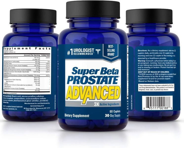 Домішка преміумкласу для простати Super Beta Prostate Advanced Prostate 60 таблеток 2588835181 фото