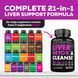 Підтримка детоксикації та відновлення печінки Novo Blends Liver Cleanse Detox 60 капсул 2185153647 фото 2
