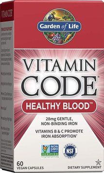 Витамины Garden of Life Healthy Blood 60 капсул (4384303401) 1437160692 фото