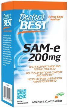 Спеціальний продукт Doctor's Best SAM-e 200 60 таблеток (4384302740) 1437159905 фото