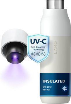 Фляга для воды премиум-класса c УФ-очистителем воды LARQ Bottle PureVis White 739 мл 43819538446 фото