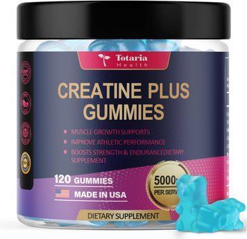 Креатин моногидрат жевательные конфеты премиум-класса Totaria Creatine Monohydrate Gummies 120 таблеток 4384306930 фото