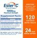 Витамины Nature's Bounty Ester-C Maximum Strength 1,000 mg 120 таблеток (4384304062) 1573406516 фото 7