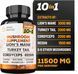 Ноотропна домішка для пам'яті та концентрації уваги Novo Blends Mushroom Supplement 10x Complex 60 капсул 2185153648 фото 4