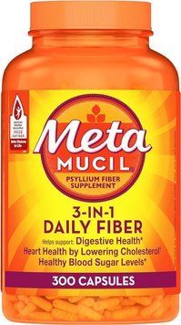Клітковина для здоров'я травної системи Metamucil 3-in-1 Fiber Capsules 300 капсул 2241038127 фото