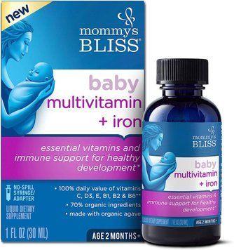 Вітаміни Mommy's Bliss Baby Multivitamin + Iron 30 мл 2058331814 фото