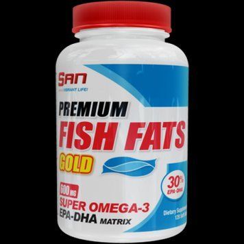 Витамины SAN Premium Fish Fats Gold 120 капсул (4384301320) 1437158687 фото