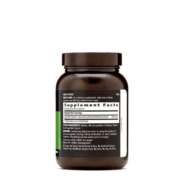 Специальный продукт GNC Spirulina 100 капсул (4384303352) 1437160643 фото