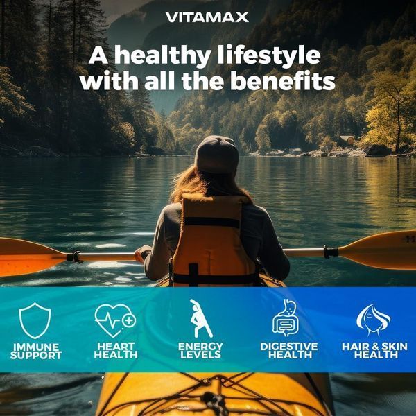 Повний комплекс на основі морського моху Vitamax Sea Moss 3000 mg Maca 2000 mg Black Seed Oil 2000 mg Ashwagandha 1000mg Bladderwrack 2058332149 фото