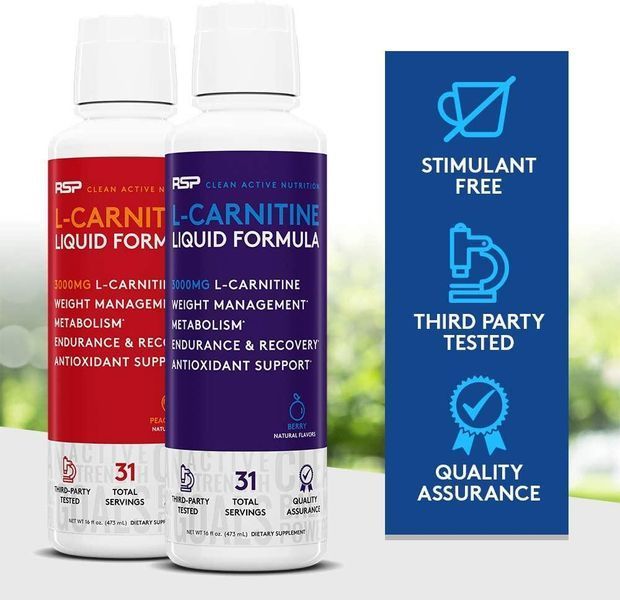 RSP Liquid L-Carnitine 3000 473 мл (4384304113) 1573406601 фото