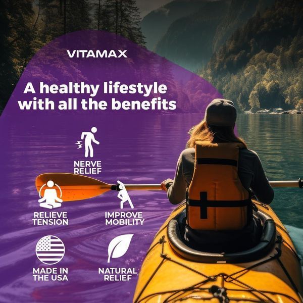 Премиальный комплекс для поддержки здоровья седалищного нерва Vitamax Folic Acid, Pea, Glucosamine, MSM, Vitamin B Complex, Alpha 2058332150 фото