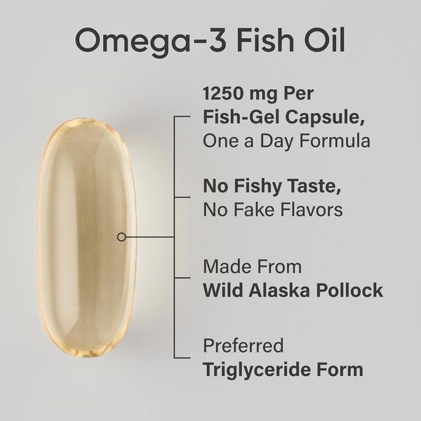 Sports Research Triple Strength Omega-3 Fish Oil 1250 mg 120 капсул (4384303812) 1491169499 фото
