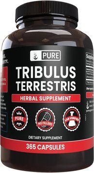 Домішка преміумкласу екстракт трибулусу терестрису Pure Original Ingredients Tribulus Terrestris 365 капсул 2618990395 фото