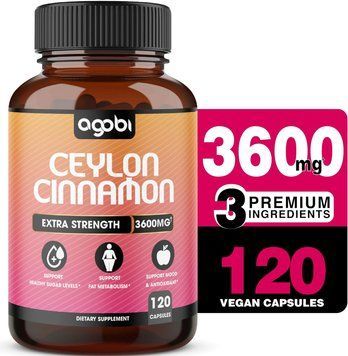 Премиальная добавка для снижения веса Agobi Ceylon Cinnamon 120 капсул 4384306283 фото