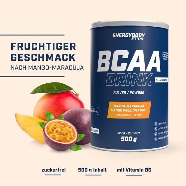 Амінокислоти Energybody BCAA 500 г (4384303610) 1448233337 фото