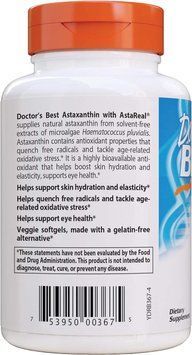 Спеціальний продукт Doctor's Best Astaxanthin with AstaReal 30 капсул (4384302744) 1437159909 фото