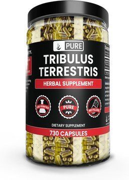 Добавка премиум-класса экстракт трибулуса террестриса Pure Original Ingredients Tribulus Terrestris 730 капсул 2618990396 фото