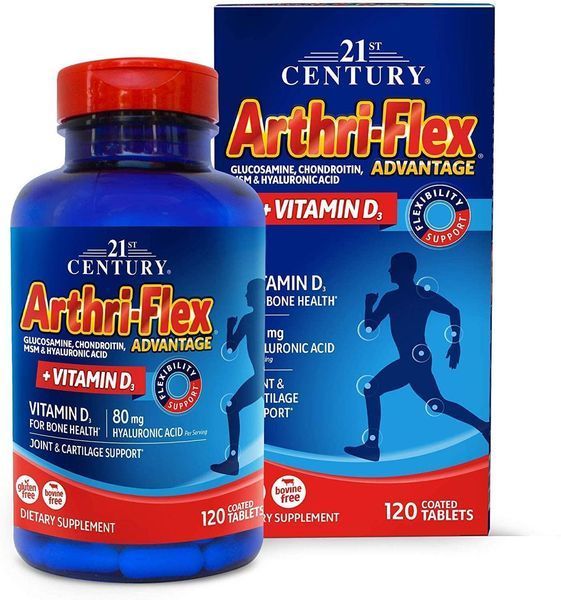 21st Century Arthri-Flex Advantage + Vitamin D3 120 таблеток (4384304116) 1573406604 фото