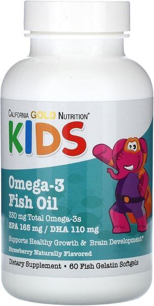 Oslomega Norwegian Kids Omega-3 Fish Oil 60 кап (4384303968) 1526902614 фото