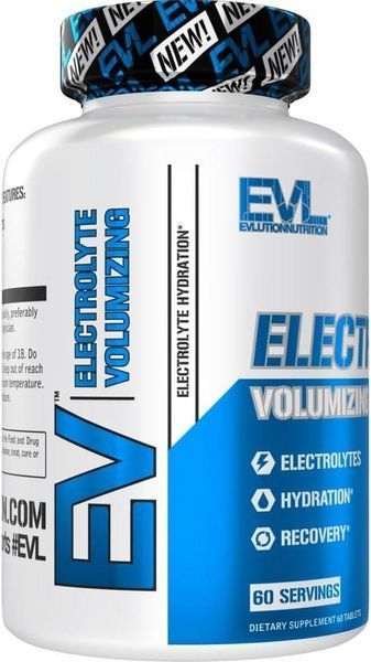 Домішка для збільшення об'єму електролітів EVLution Nutrition Electrolyte 60 таблеток 2132161100 фото