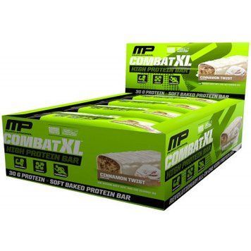 Протеїновий батончик MusclePharm Combat XL High Protein Bars 12 шт по 90 г кориця (4384300847) 1437158461 фото