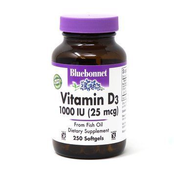 Вітаміни Bluebonnet Nutrition Vitamin D3 1000 IU 250 капсул (4384302946) 1437160154 фото