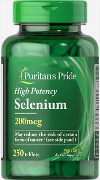 Вітаміни Puritan's Pride Selenium 200 mcg 250 таблеток (4384301662) 1060003000 фото