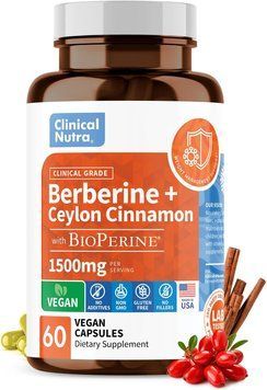 Премиальная смесь берберина Clinical Nutra Berberine Plus 60 капсул 4384306269 фото