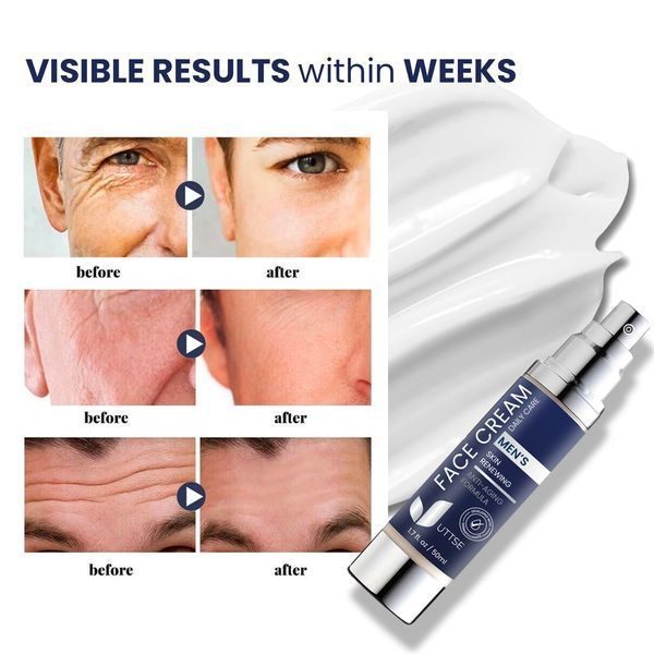 Антивозрастной увлажняющий крем Uttse 6-in-1 Face Cream for Men 50 мл 4384307779 фото