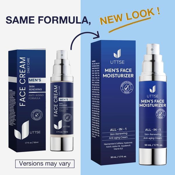 Антивозрастной увлажняющий крем Uttse 6-in-1 Face Cream for Men 50 мл 4384307779 фото