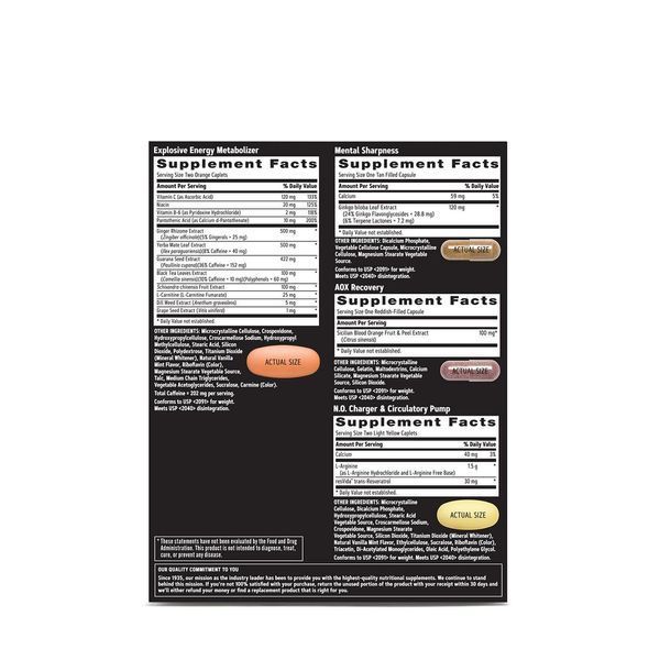 Витамины GNC AMP Men's Extreme Training Vitapak 30 пакетов (4384303340) 1437160611 фото