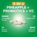 Добавка премиум-класса обеспечивает комплексную поддержку Vitalibre Pineapple + Probiotic 30 капсул 3199670941 фото 3