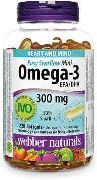 Специальный продукт Webber Naturals Omega-3 Mini 220 капсул (4384303458) 1437160749 фото
