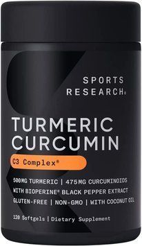 Sports Research Turmeric Curcumin C3 Complex 500 mg 120 капсул (43843034019) 1546834171 фото
