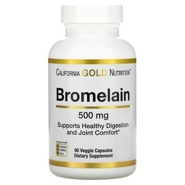 California Gold Nutrition Bromelain 90 капсул (4384304575) 1684742251 фото