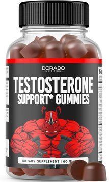 Добавка премиум-класса сила, выносливость, драйв и производительность Dorado Nutrition Testosterone Gummies 60 таблеток 3008763674 фото