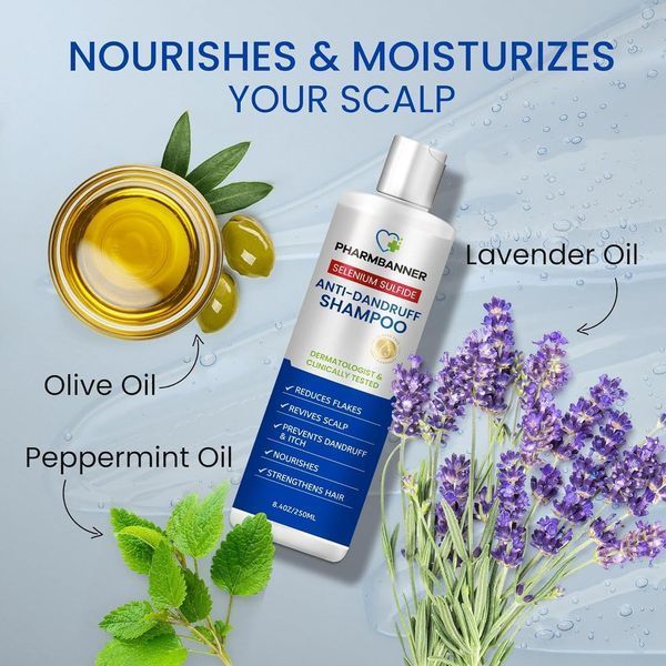 Шампунь против перхоти Pharmbanner Anti-Dandruff Shampoo with Selenium Sulfide 250 мл 2894996617 фото