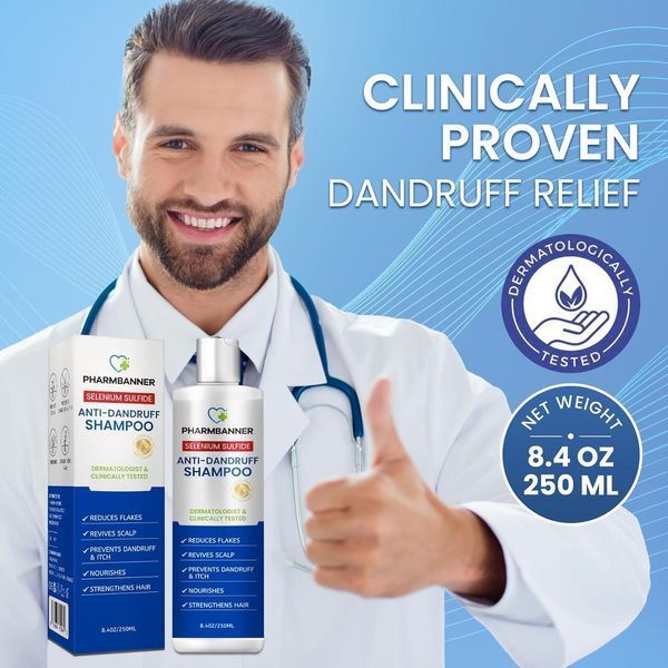 Шампунь против перхоти Pharmbanner Anti-Dandruff Shampoo with Selenium Sulfide 250 мл 2894996617 фото